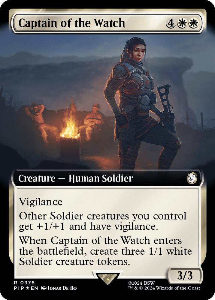 Captain of the Watch (Extended Art) (Surge Foil) (976) [Fallout]