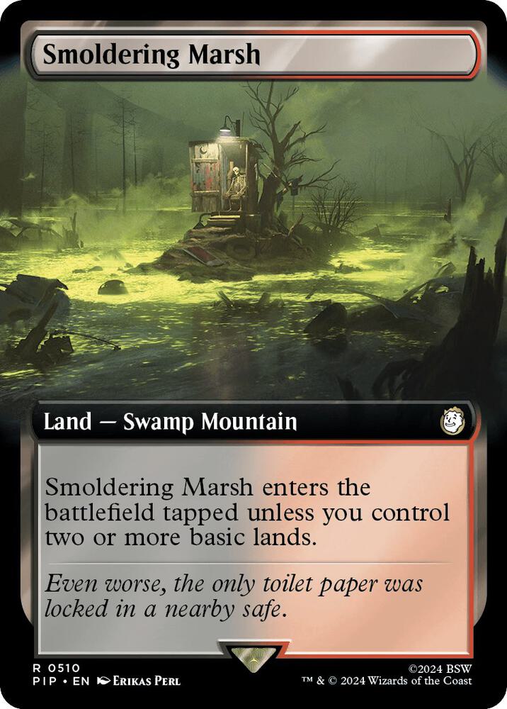 Smoldering Marsh (Extended Art) (510) [Fallout]