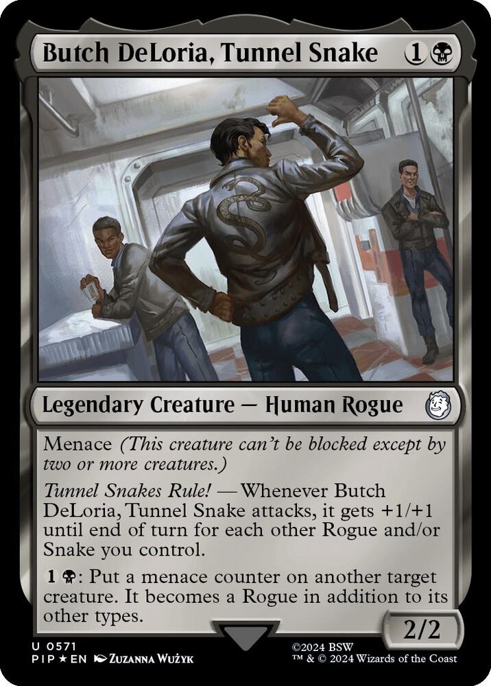 Butch DeLoria, Tunnel Snake (Surge Foil) (571) [Fallout]