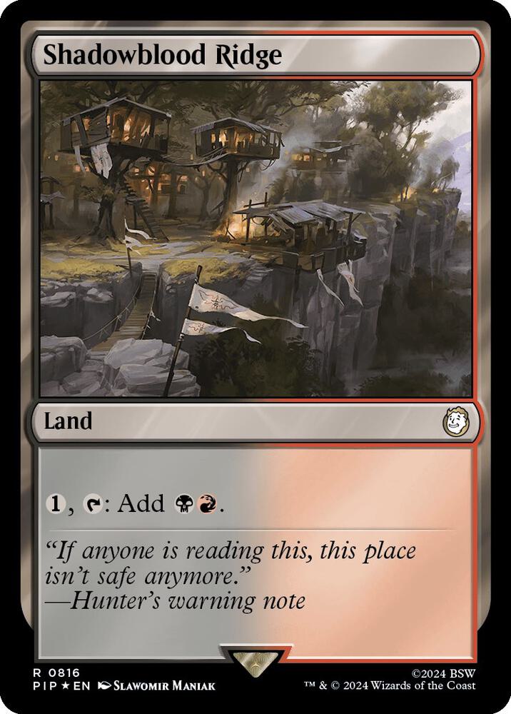 Shadowblood Ridge (Surge Foil) (816) [Fallout]