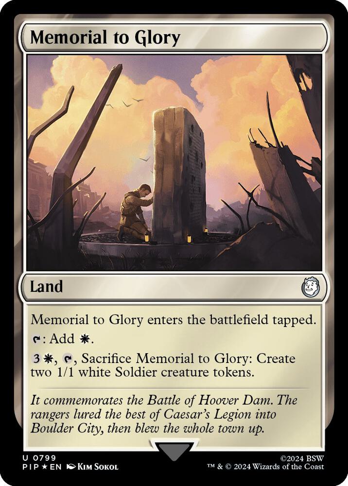 Memorial to Glory (Surge Foil) (799) [Fallout]