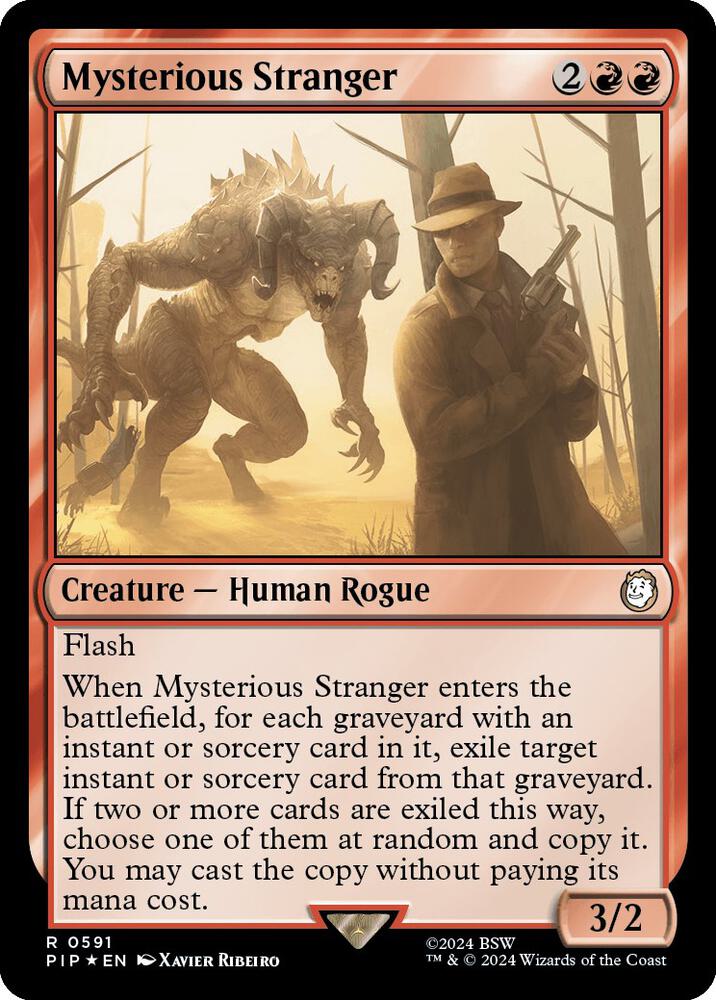 Mysterious Stranger (Surge Foil) (591) [Fallout]