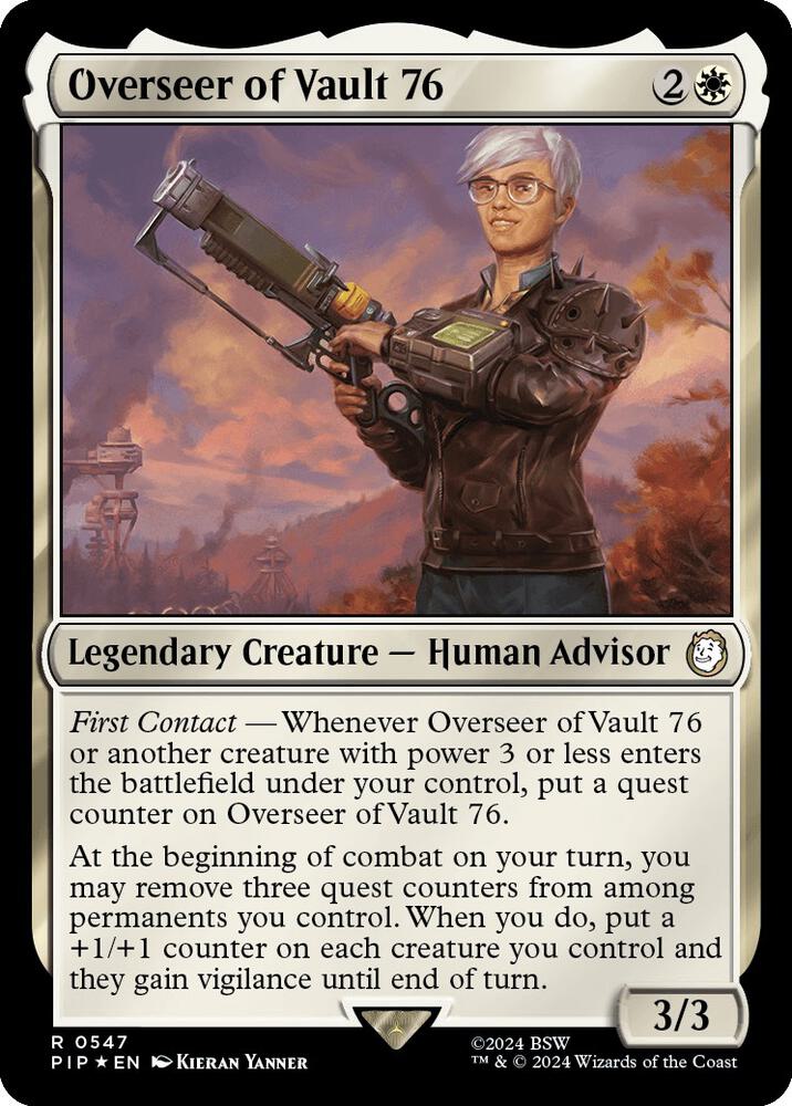 Overseer of Vault 76 (Surge Foil) (547) [Fallout]