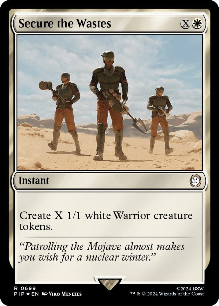 Secure the Wastes (Surge Foil) (699) [Fallout]