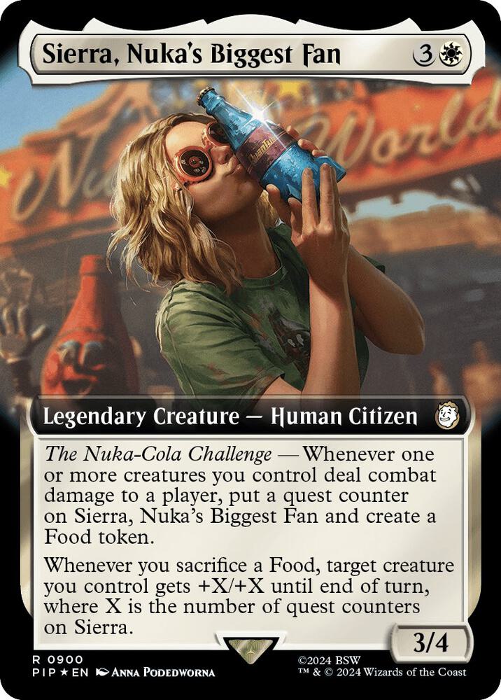 Sierra, Nuka's Biggest Fan (Extended Art) (Surge Foil) (900) [Fallout]
