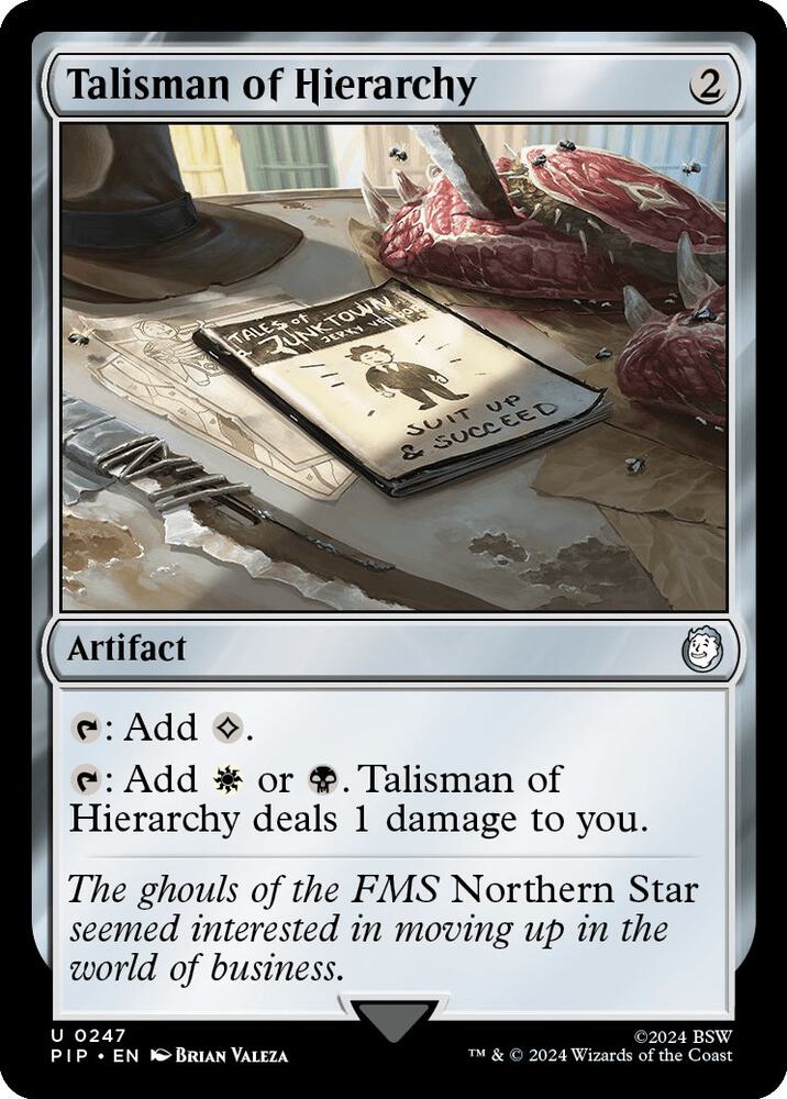 Talisman of Hierarchy (247) [Fallout]