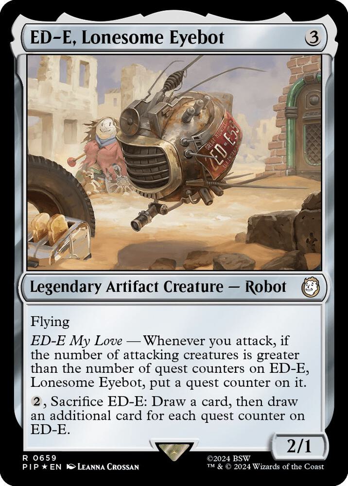 ED-E, Lonesome Eyebot (Surge Foil) (659) [Fallout]
