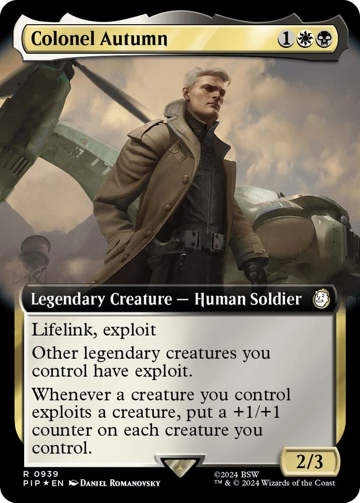Colonel Autumn (Extended Art) (Surge Foil) (939) [Fallout]