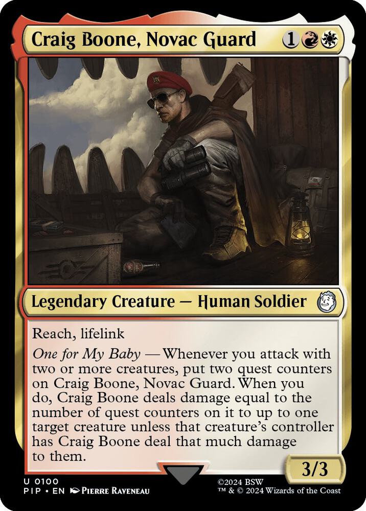 Craig Boone, Novac Guard (100) [Fallout]