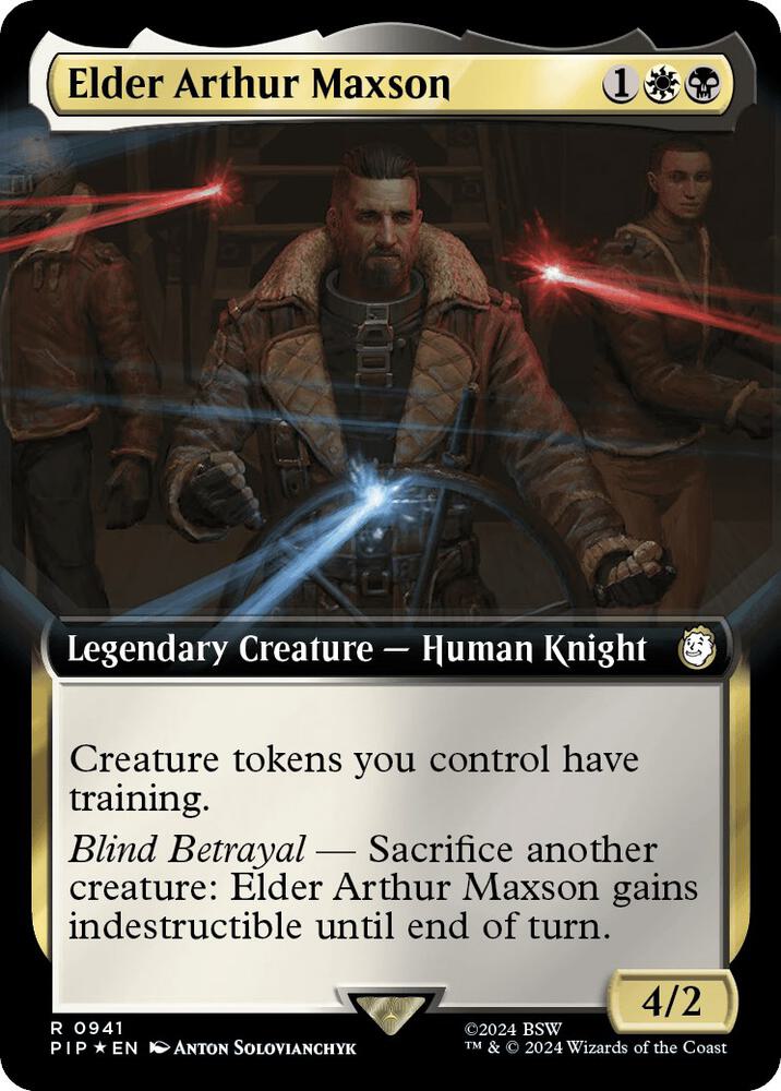 Elder Arthur Maxson (Extended Art) (Surge Foil) (941) [Fallout]
