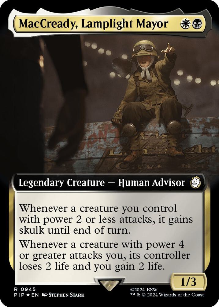 MacCready, Lamplight Mayor (Extended Art) (Surge Foil) (945) [Fallout]