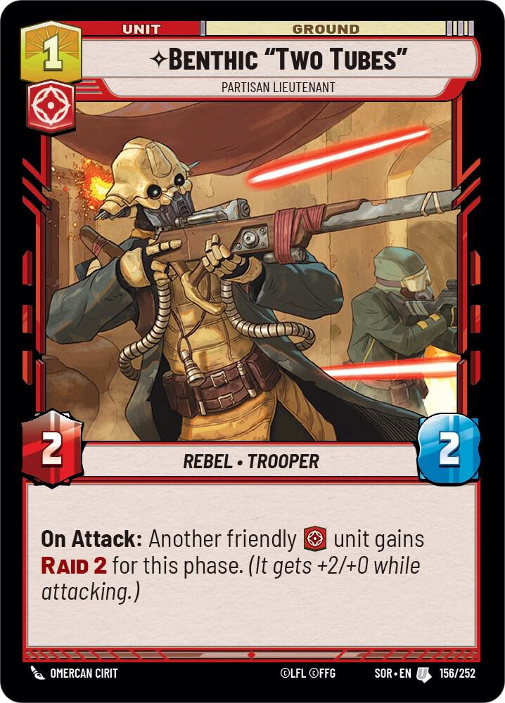Benthic "Two Tubes" - Partisan Lieutenant (156/252) [Spark of Rebellion]