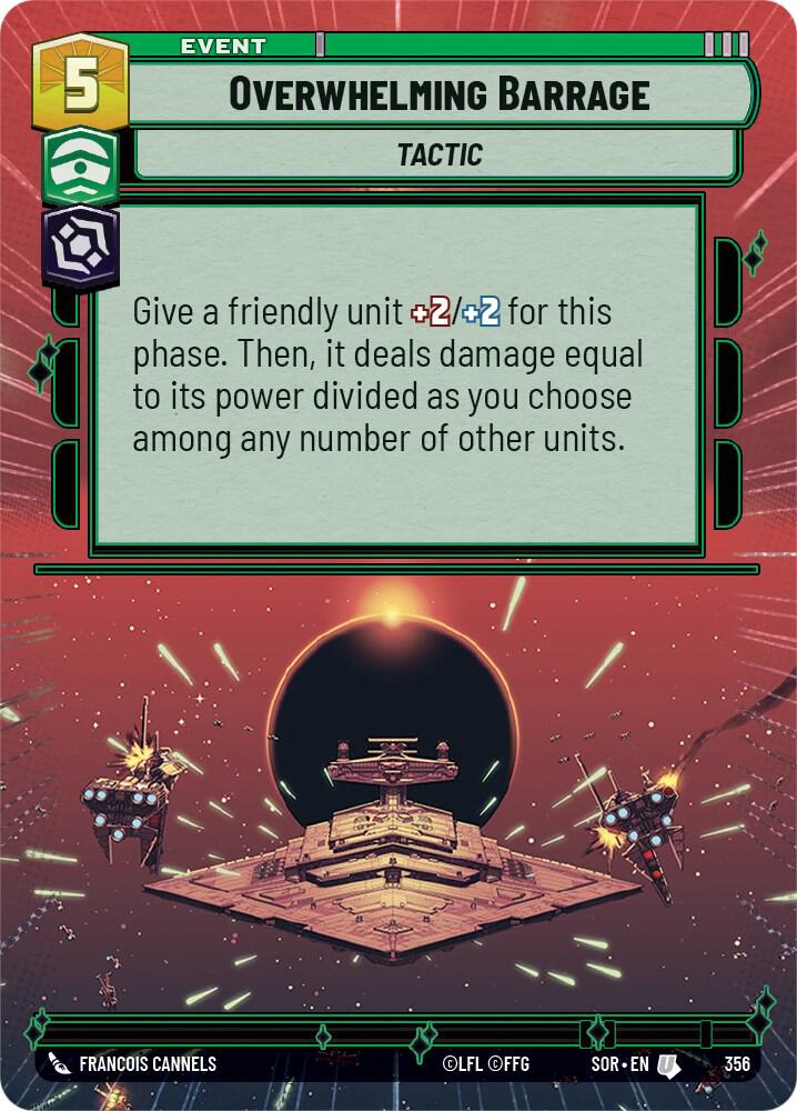 Overwhelming Barrage (Hyperspace) (356) [Spark of Rebellion]