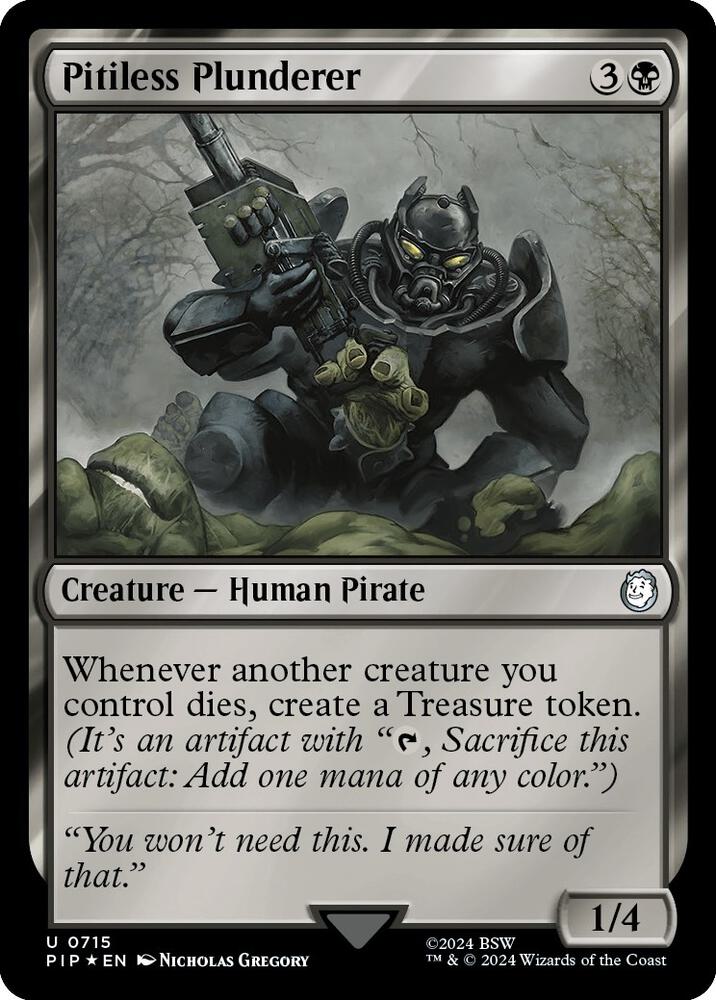 Pitiless Plunderer (Surge Foil) (715) [Fallout]