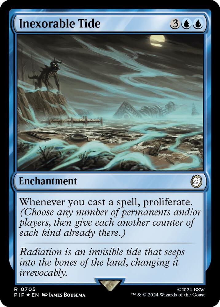 Inexorable Tide (Surge Foil) (705) [Fallout]