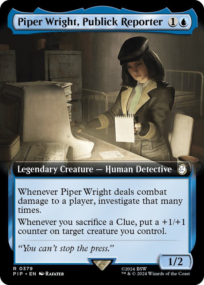 Piper Wright, Publick Reporter (Extended Art) (379) [Fallout]