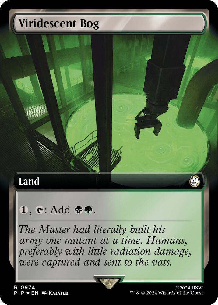 Viridescent Bog (Extended Art) (Surge Foil) (974) [Fallout]