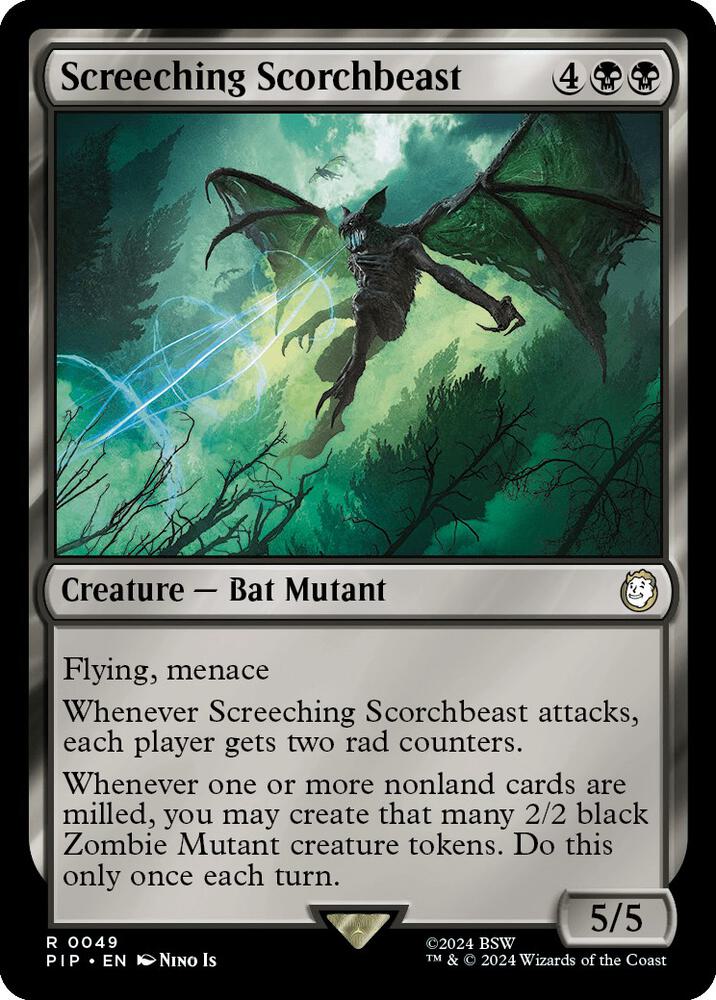 Screeching Scorchbeast (49) [Fallout]