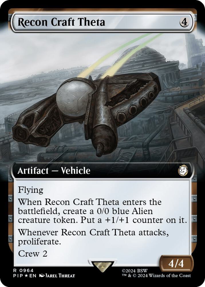 Recon Craft Theta (Extended Art) (Surge Foil) (964) [Fallout]