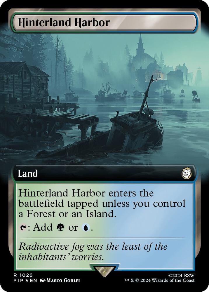 Hinterland Harbor (Extended Art) (Surge Foil) (1026) [Fallout]