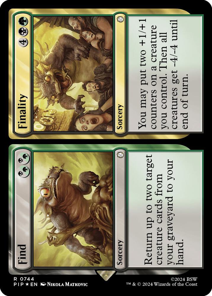 Find // Finality (Surge Foil) (744) [Fallout]