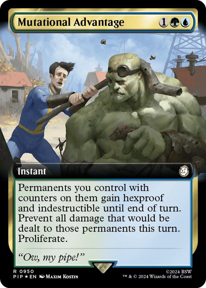 Mutational Advantage (Extended Art) (Surge Foil) (950) [Fallout]
