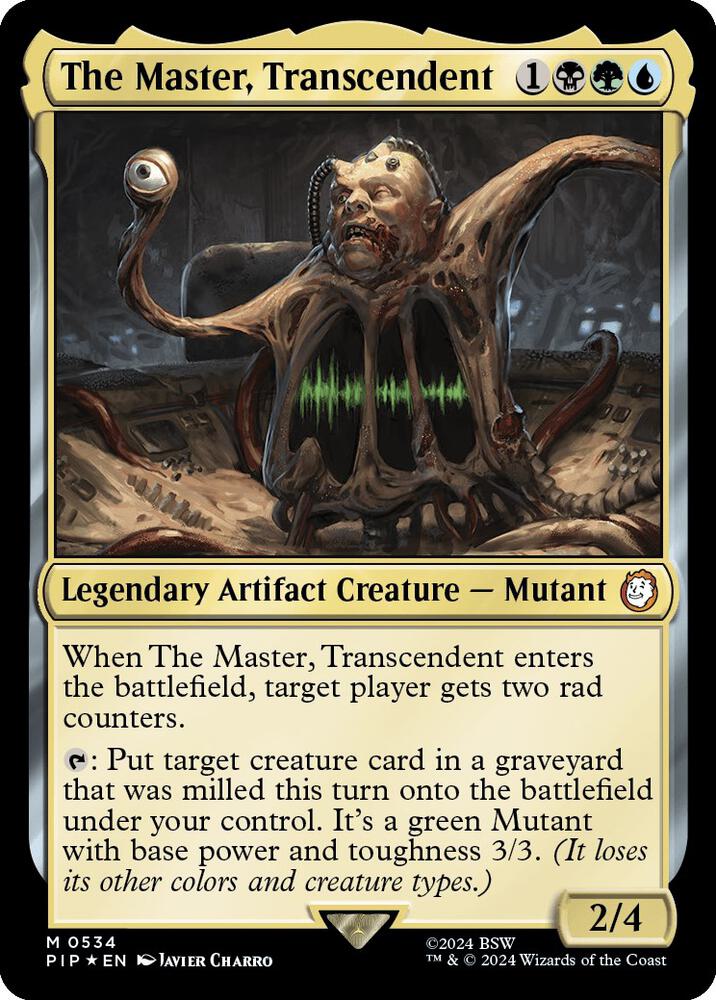 The Master, Transcendent (Surge Foil) (534) [Fallout]