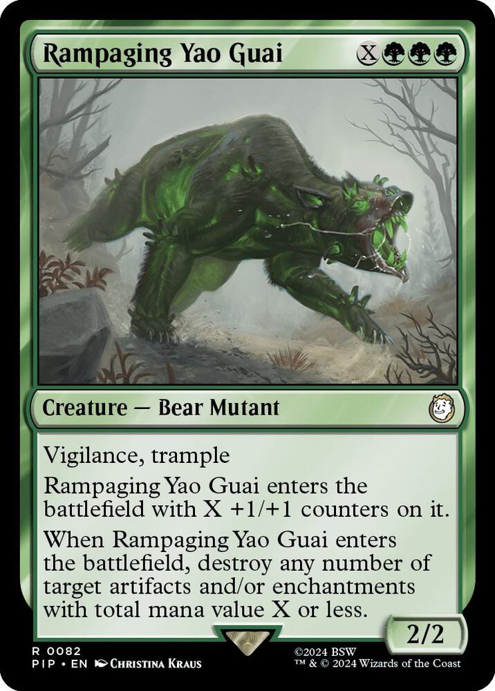 Rampaging Yao Guai (82) [Fallout]