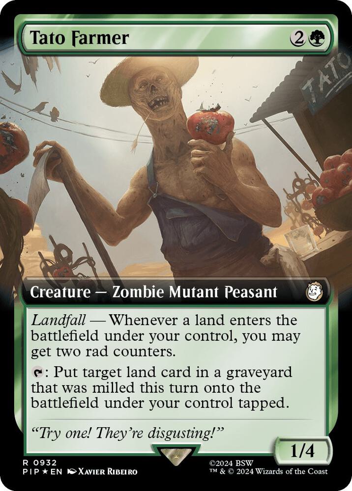 Tato Farmer (Extended Art) (Surge Foil) (932) [Fallout]