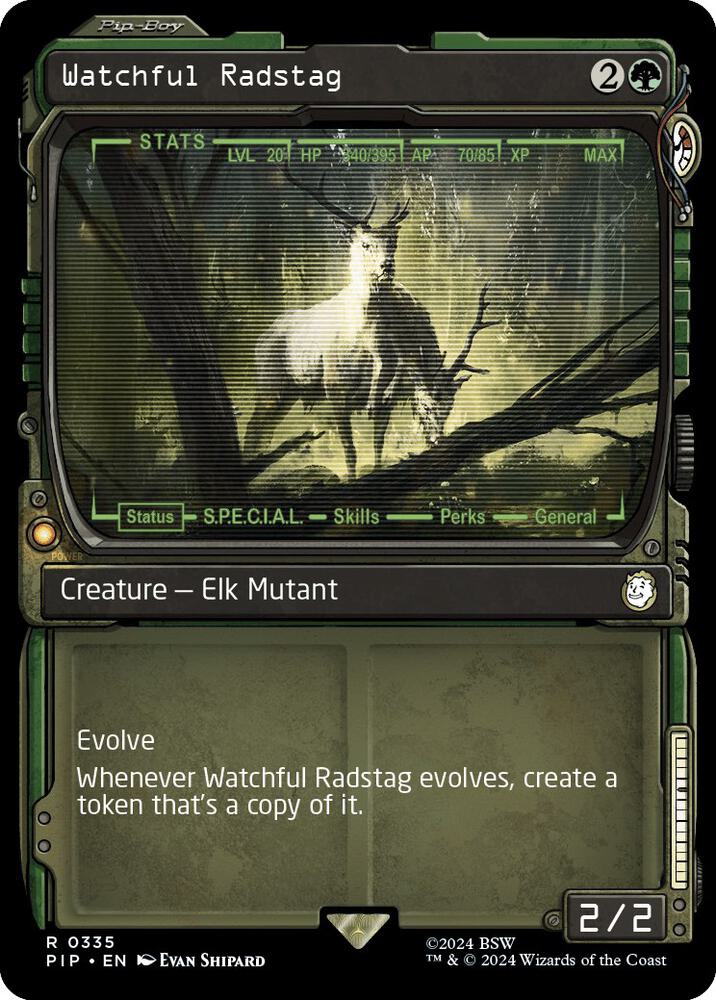 Watchful Radstag (Showcase) (335) [Fallout]