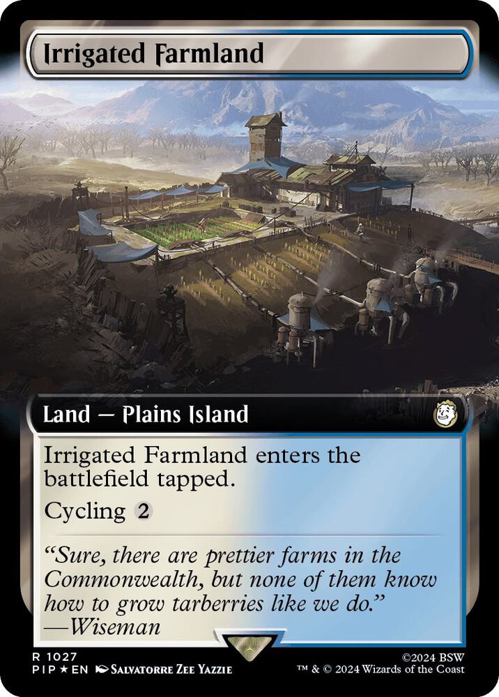 Irrigated Farmland (Extended Art) (Surge Foil) (1027) [Fallout]