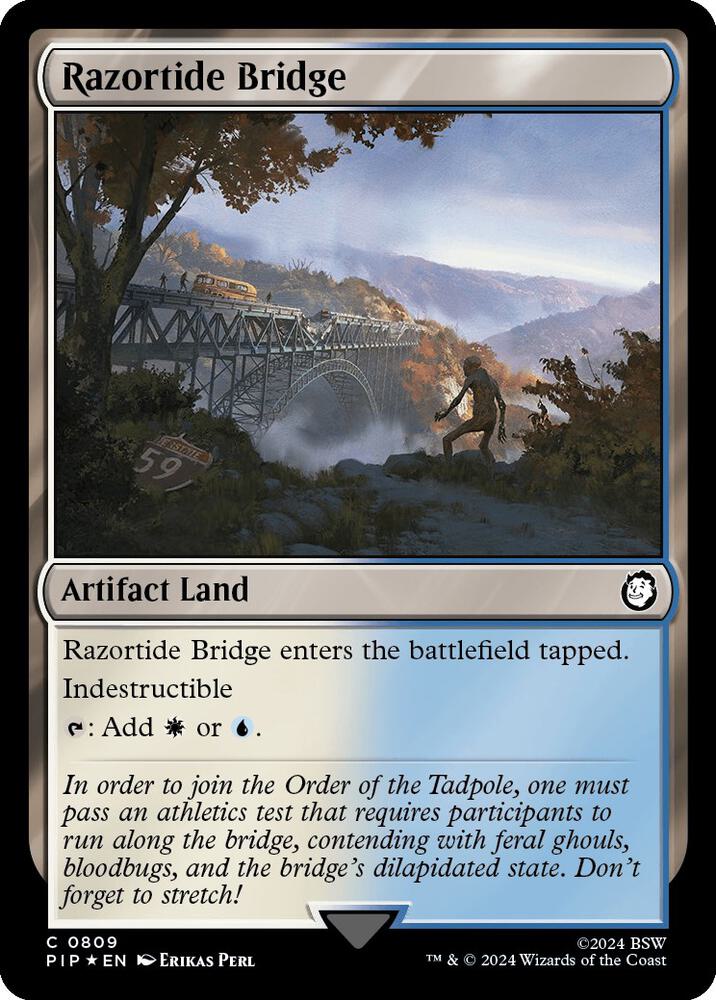 Razortide Bridge (Surge Foil) (809) [Fallout]