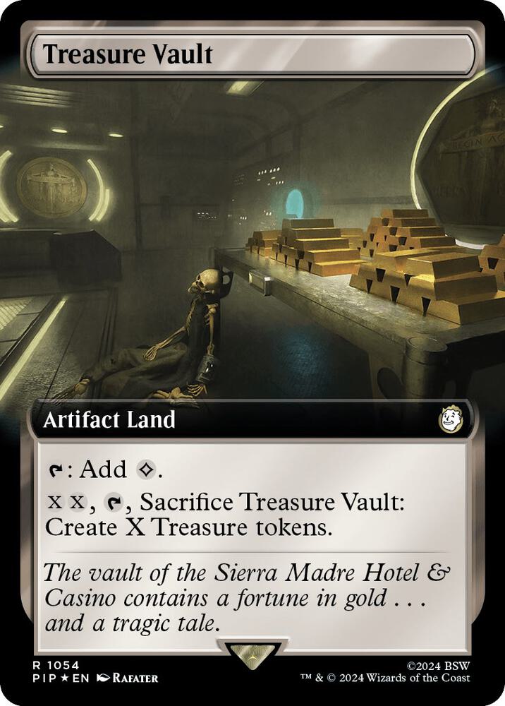 Treasure Vault (Extended Art) (Surge Foil) (1054) [Fallout]