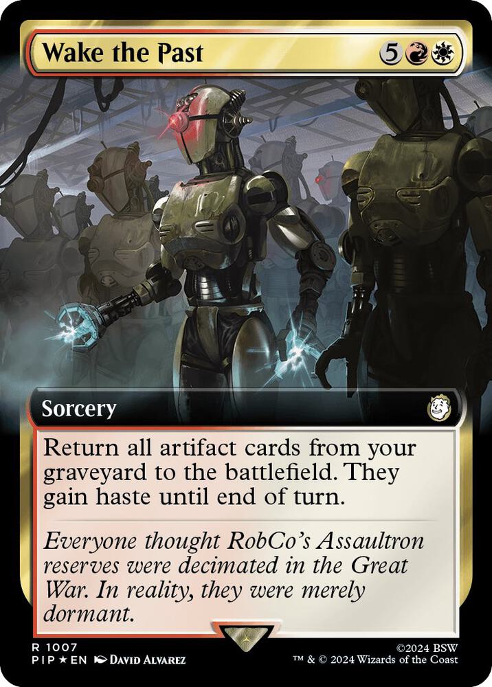 Wake the Past (Extended Art) (Surge Foil) (1007) [Fallout]