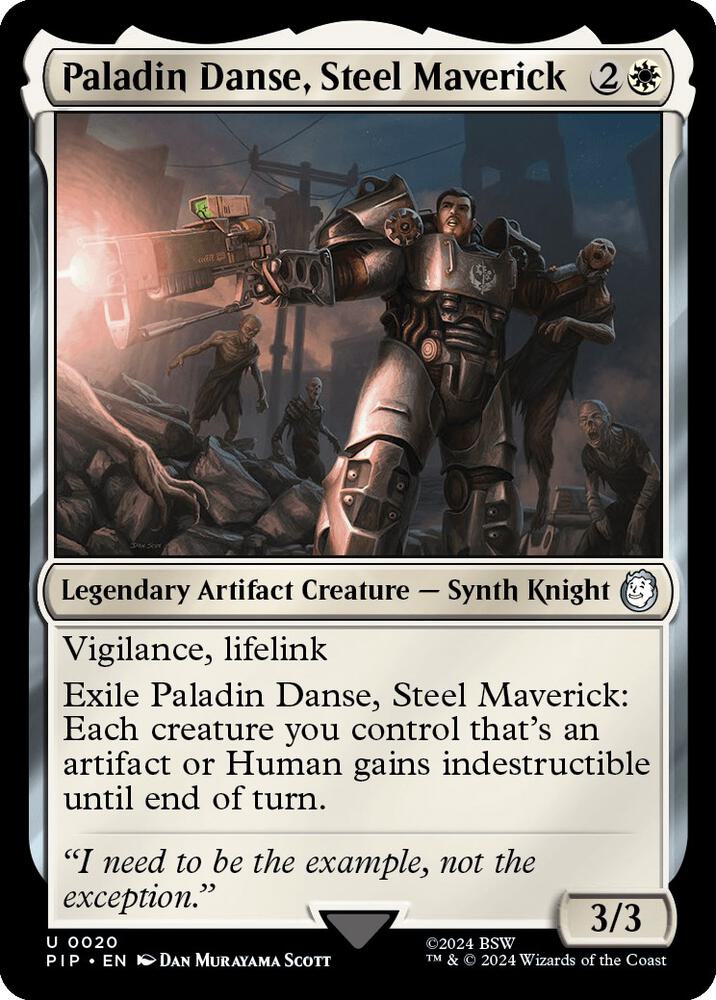 Paladin Danse, Steel Maverick (20) [Fallout]