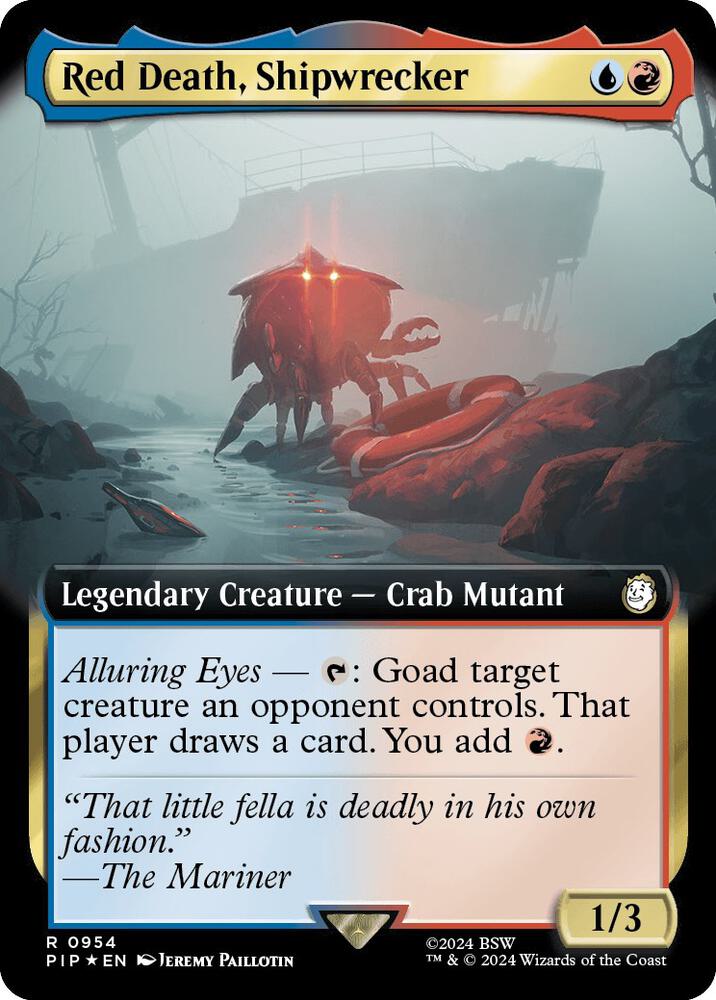 Red Death, Shipwrecker (Extended Art) (Surge Foil) (954) [Fallout]
