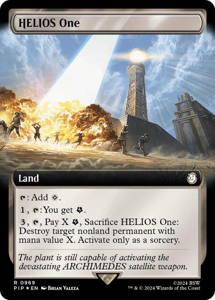 HELIOS One (Extended Art) (Surge Foil) (969) [Fallout]