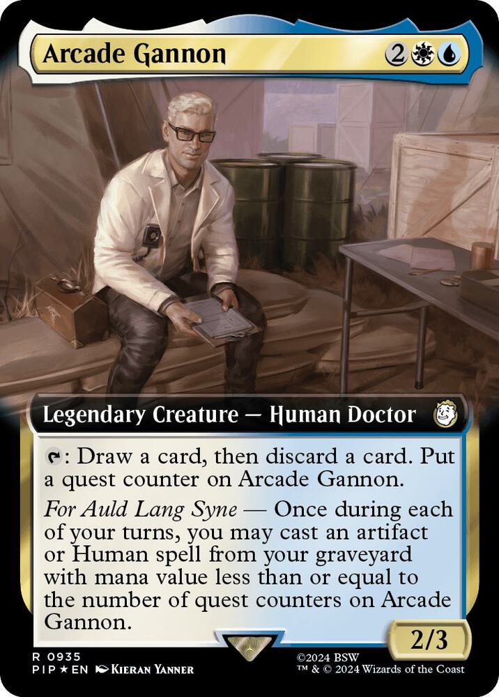 Arcade Gannon (Extended Art) (Surge Foil) (935) [Fallout]