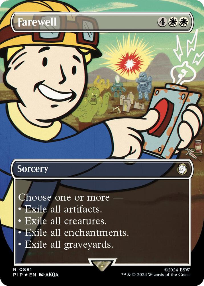 Farewell (Borderless) (Surge Foil) (881) [Fallout]