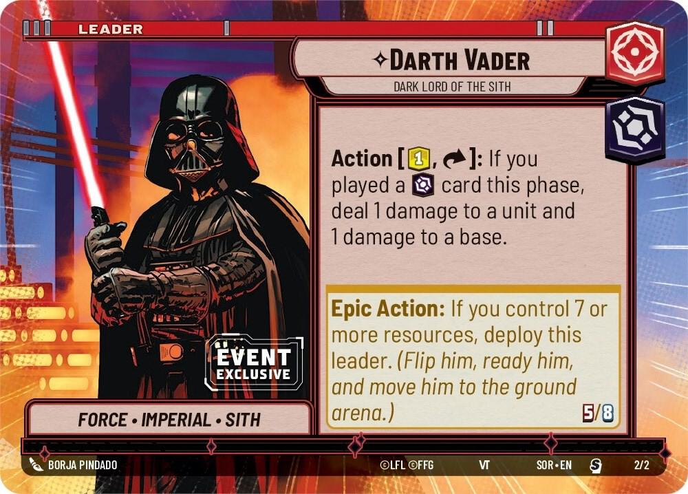 Darth Vader - Dark Lord of the Sith (Hyperspace) (2/2) [Event Exclusive Promos]
