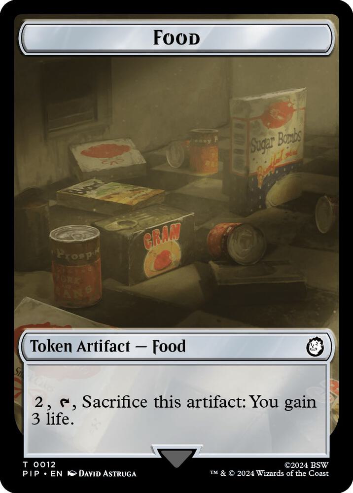 Food (0012) // Copy Double-Sided Token (12 // 1) [Fallout]
