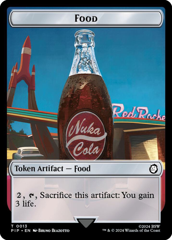 Food (0013) // Copy Double-Sided Token (13 // 1) [Fallout]