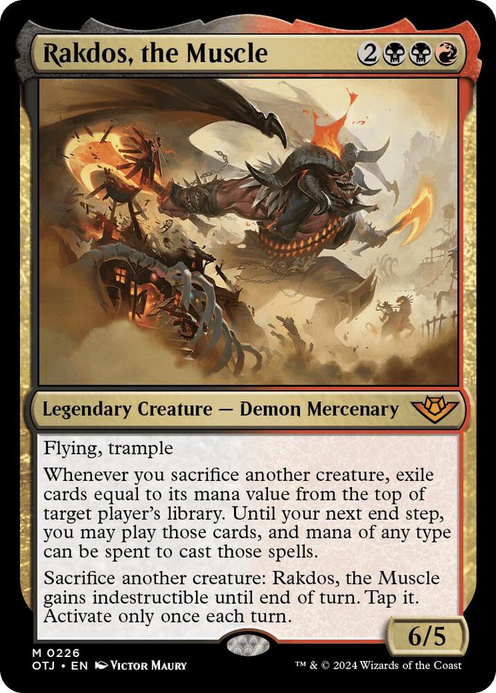 Rakdos, the Muscle (226) [Outlaws of Thunder Junction]