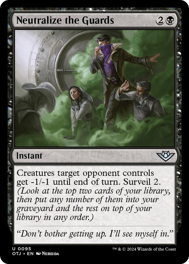 Neutralize the Guards (95) [Outlaws of Thunder Junction]