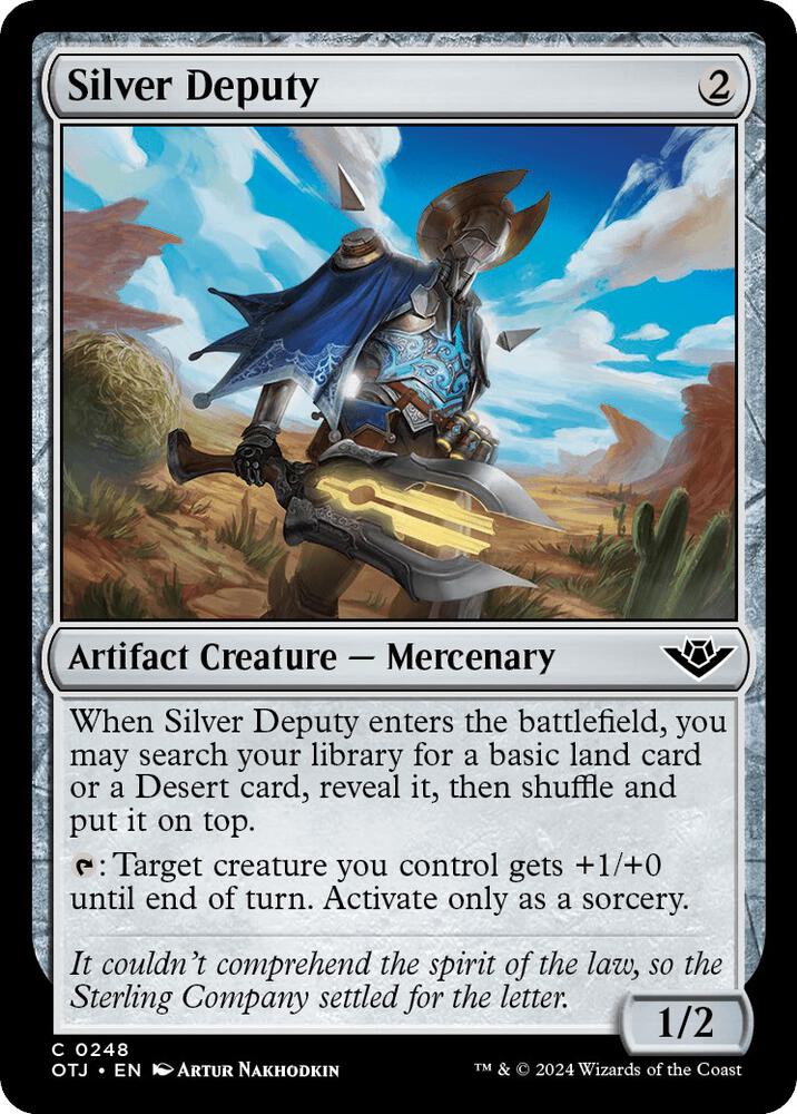 Silver Deputy (248) [Outlaws of Thunder Junction]