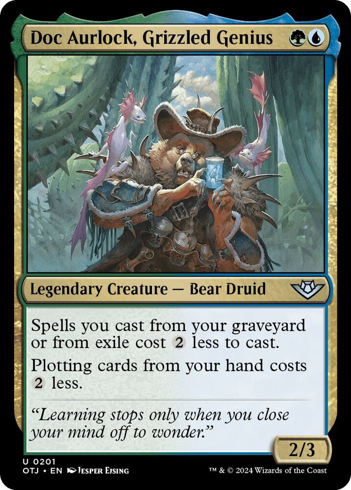 Doc Aurlock, Grizzled Genius (201) [Outlaws of Thunder Junction]