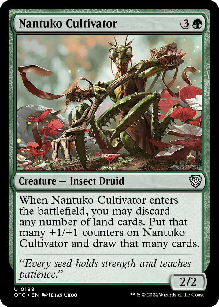 Nantuko Cultivator (198) [Outlaws of Thunder Junction Commander]