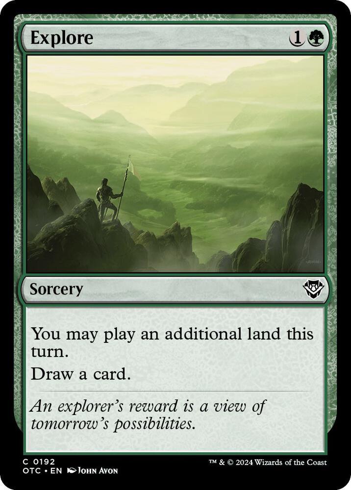 Explore (192) [Outlaws of Thunder Junction Commander]