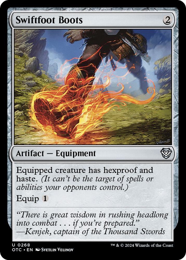 Swiftfoot Boots (268) [Outlaws of Thunder Junction Commander]