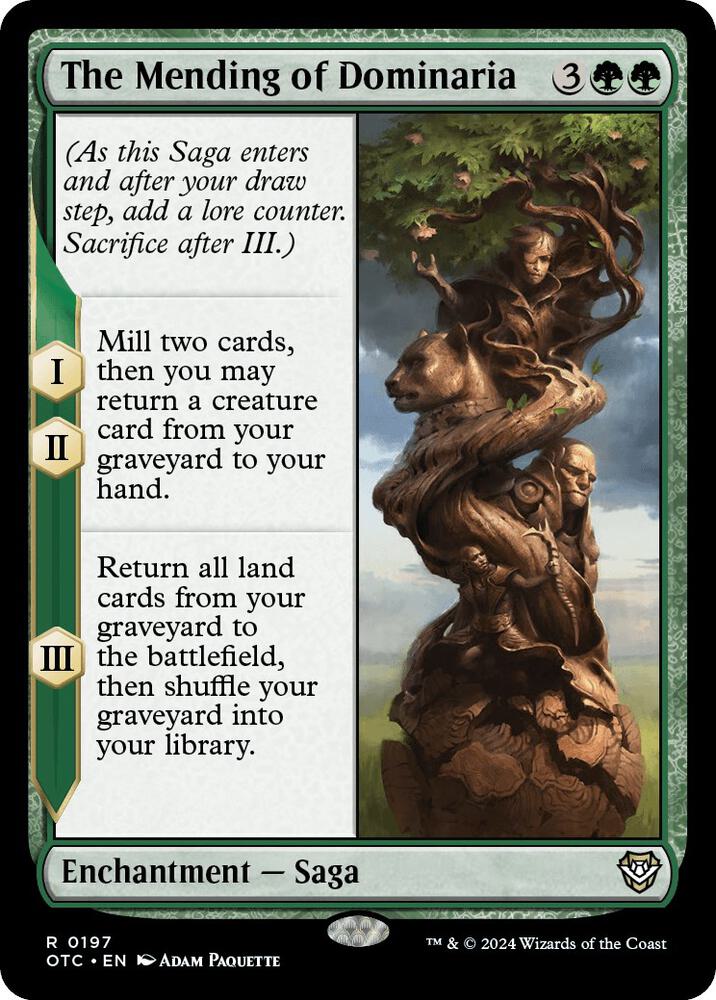 The Mending of Dominaria (197) [Outlaws of Thunder Junction Commander]